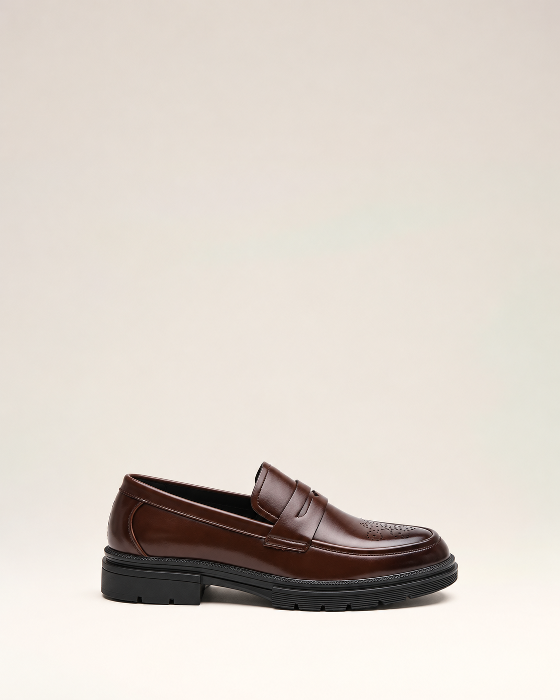 MARCEAU | Leather Penny Loafers