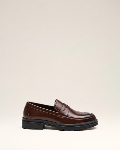 MARCEAU | Leather Penny Loafers