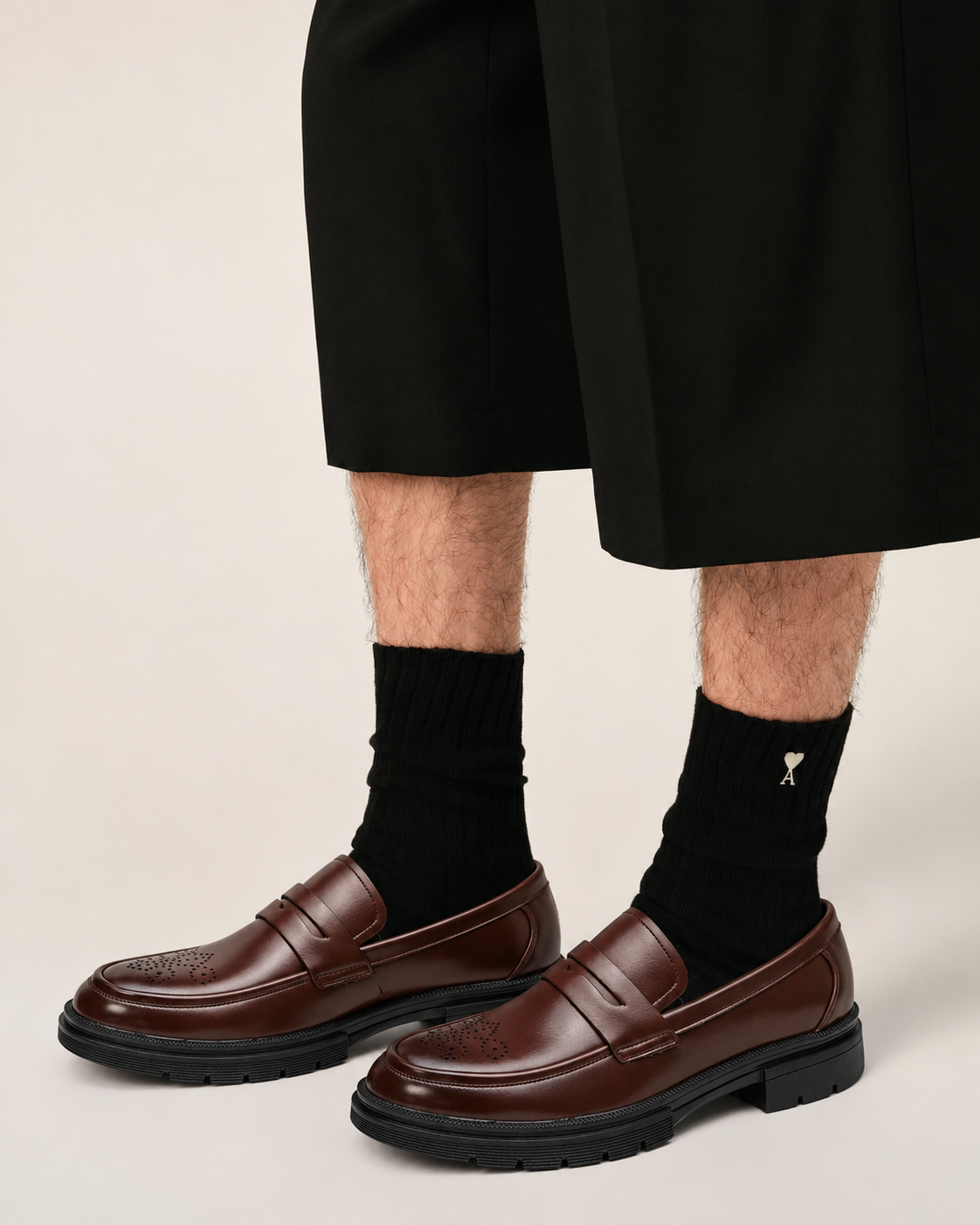 MARCEAU | Leather Penny Loafers