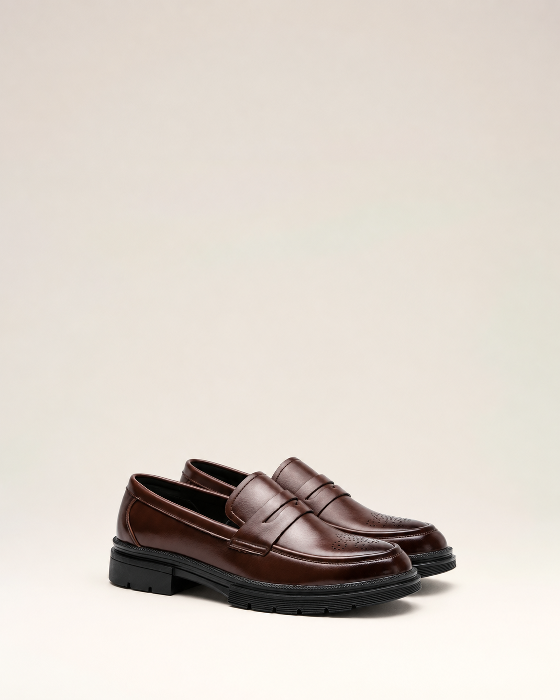 MARCEAU | Leather Penny Loafers