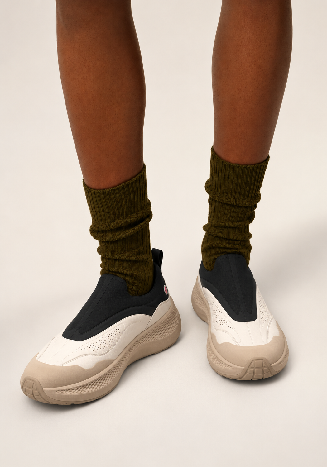 LOÏC | Sculpted Knit Sneakers