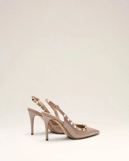 MAËLLE | The Studded Slingback Stilettos