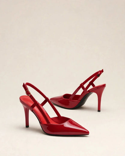 ÉLIANE | The Patent Slingback Heels