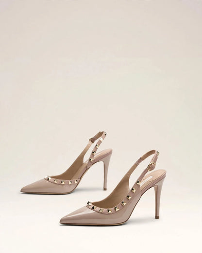 MAËLLE | The Studded Slingback Stilettos