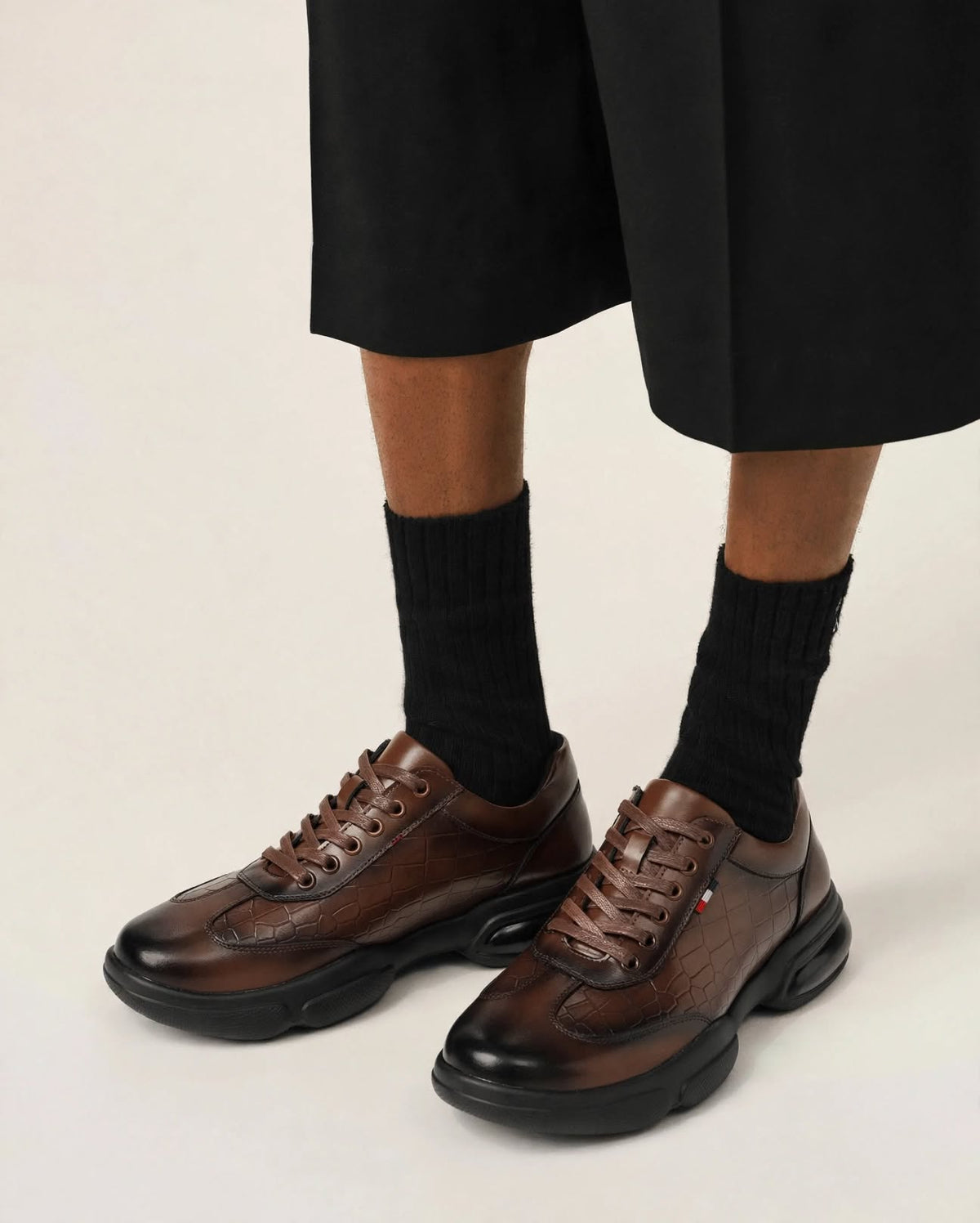 JULES | The Embossed Leather Sneakers