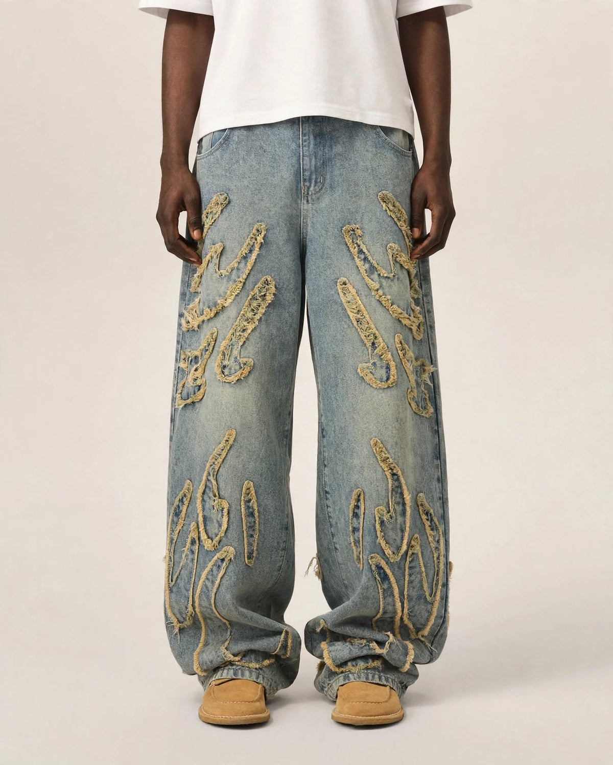 AXEL | The Frayed Denim Jeans