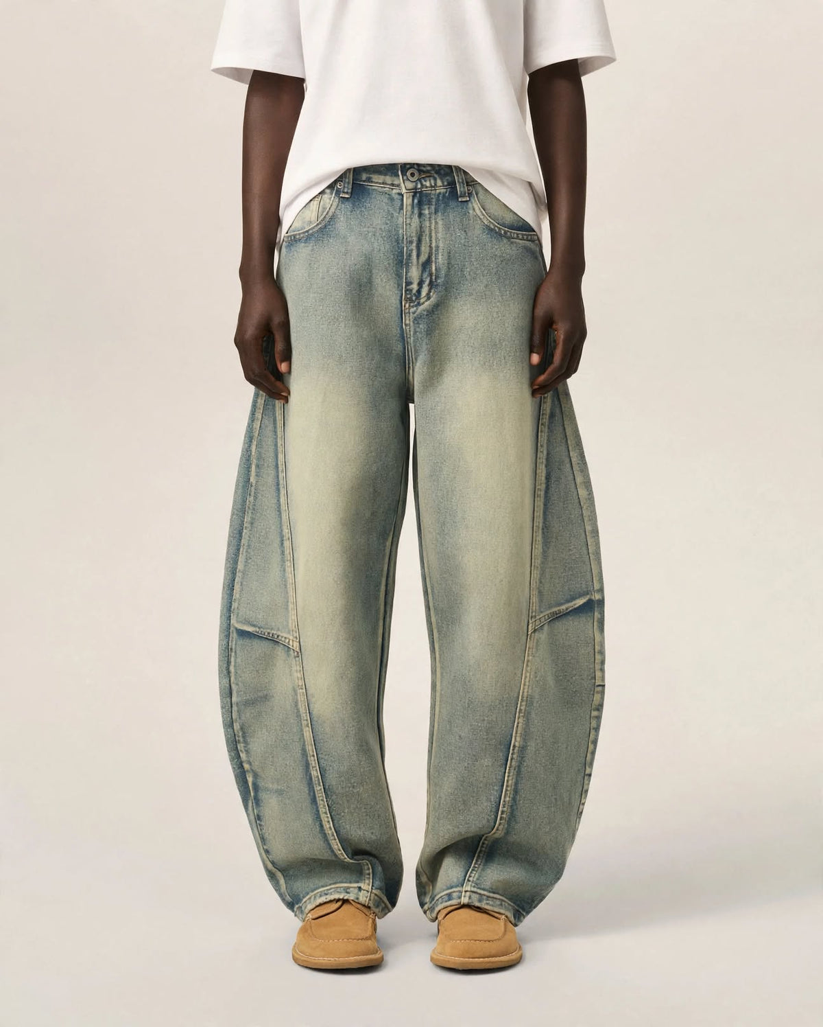 GABRIEL | The Sculpted Barrel Denim Jeans