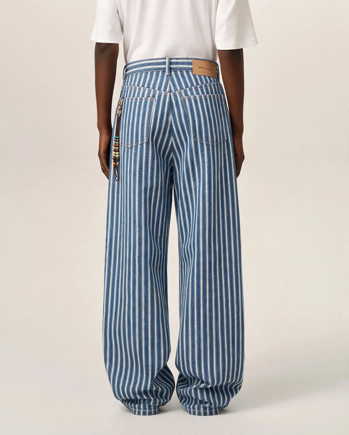 LE VERTIGE | Pinstripe Denim Jeans