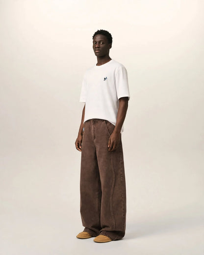 TERRE D'OMBRE | Washed Wide-Leg Denim Jeans
