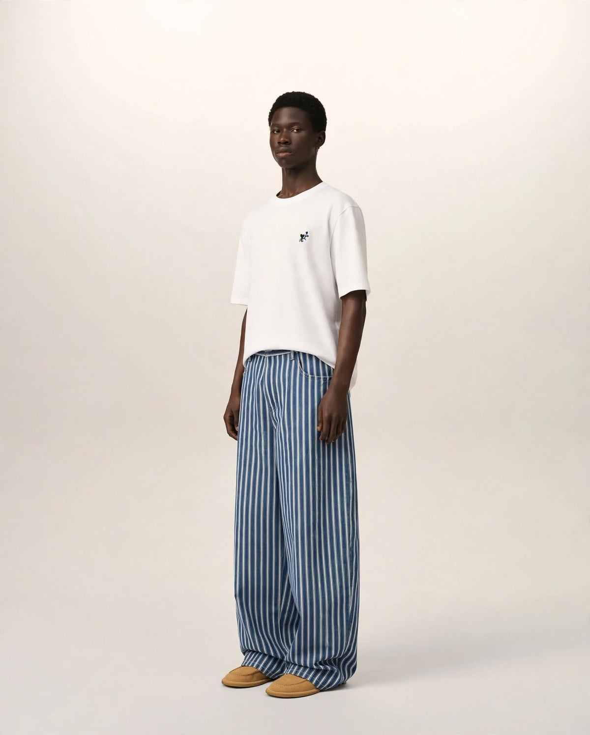 LE VERTIGE | Pinstripe Denim Jeans