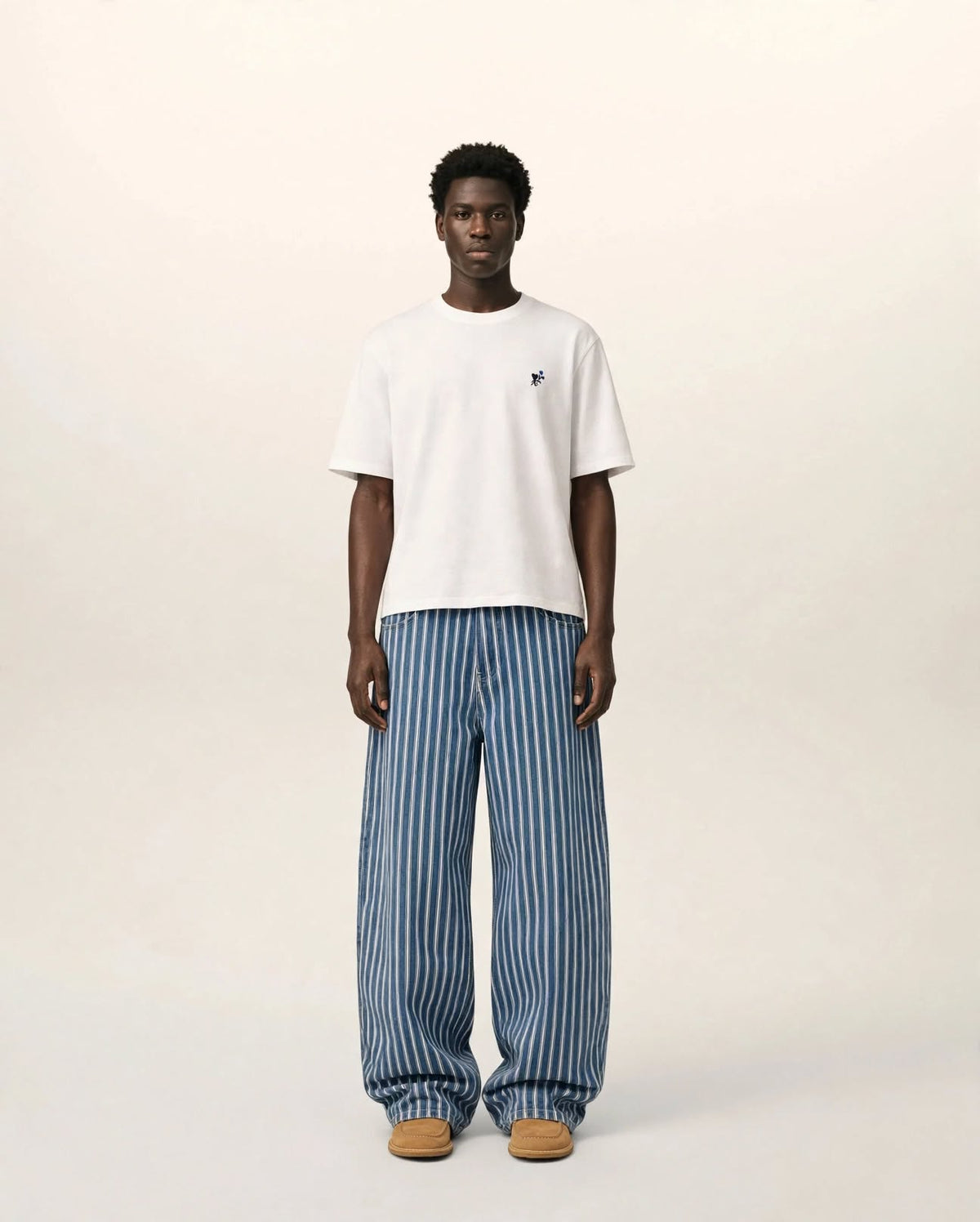 LE VERTIGE | Pinstripe Denim Jeans