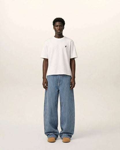 LE VERTIGE | Pinstripe Denim Jeans