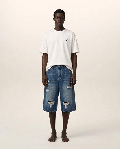 RIVE GAUCHE | Distressed Jorts