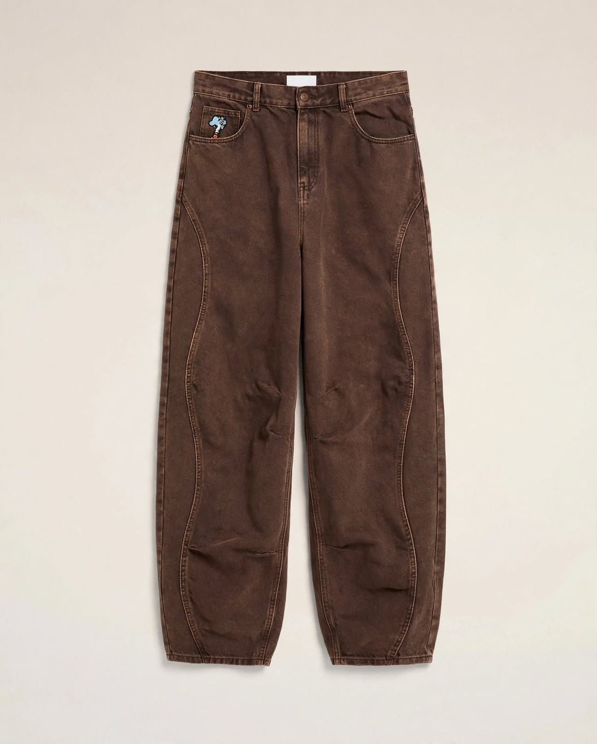 TERRE D'OMBRE | Washed Wide-Leg Denim Jeans