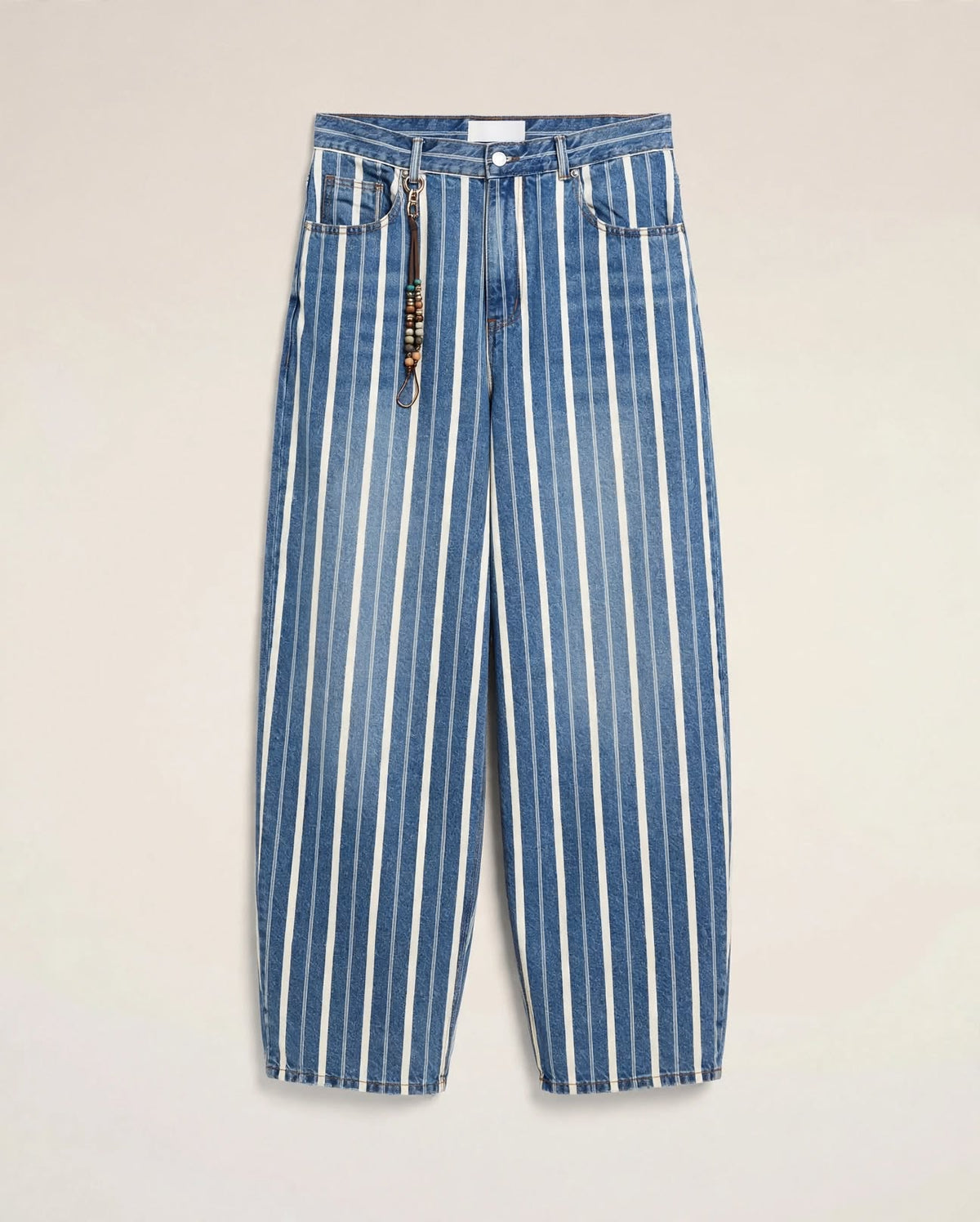 LE VERTIGE | Pinstripe Denim Jeans