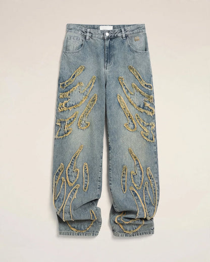 AXEL | The Frayed Denim Jeans