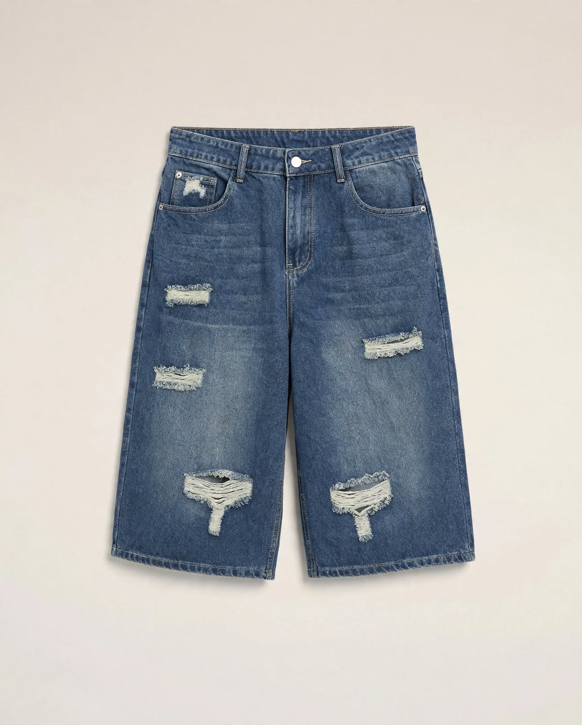 RIVE GAUCHE | Distressed Jorts