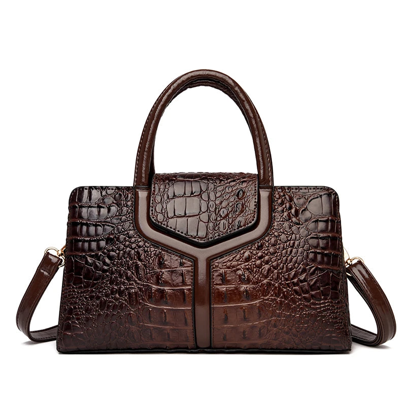 CROC NOIR TOTE
