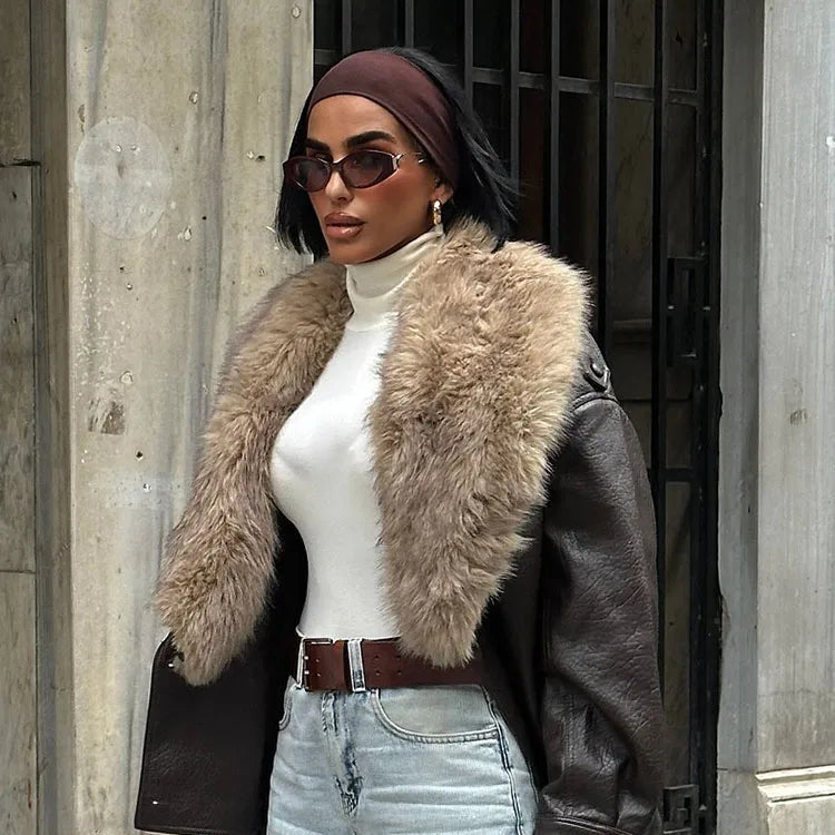 Vienna Noir Fur Jacket