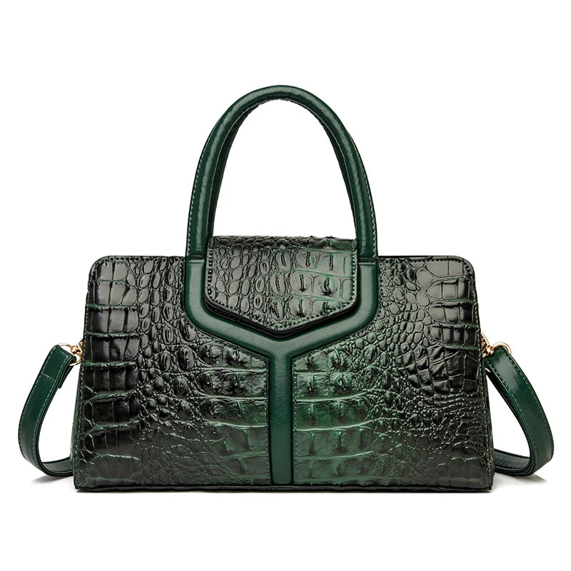 CROC NOIR TOTE