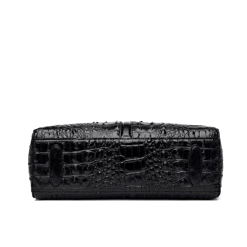 CROC NOIR TOTE