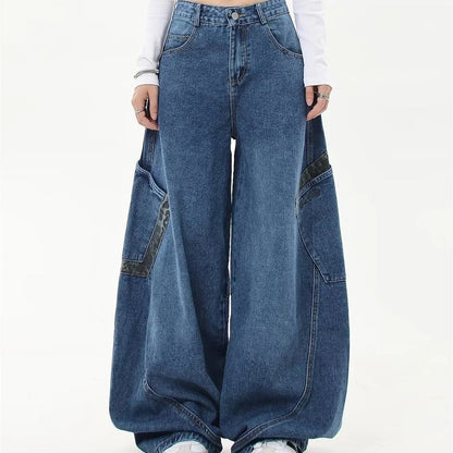 RetroFlux Denim Cargo