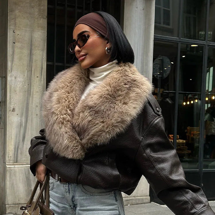 Vienna Noir Fur Jacket