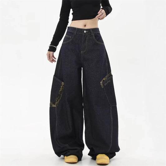 RetroFlux Denim Cargo