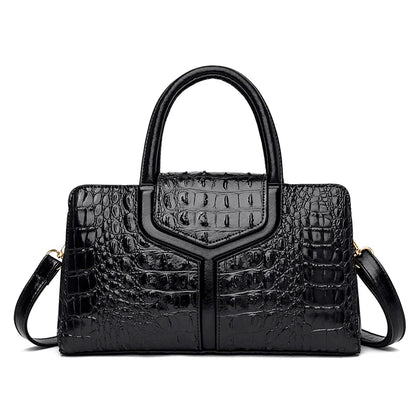 CROC NOIR TOTE