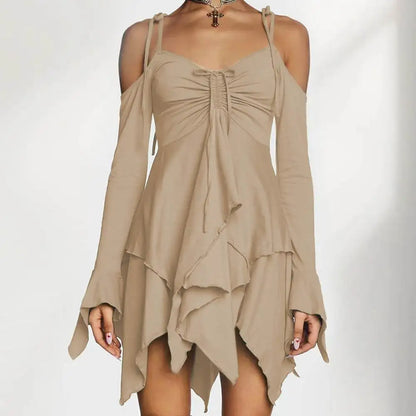 Midnight Siren Asymmetry Dress