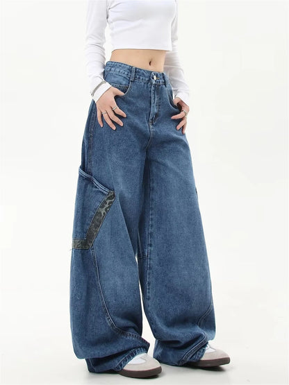 RetroFlux Denim Cargo