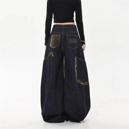 RetroFlux Denim Cargo