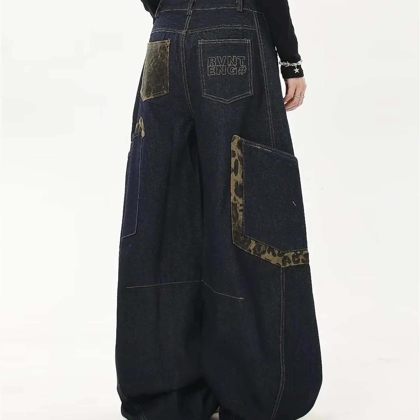 RetroFlux Denim Cargo