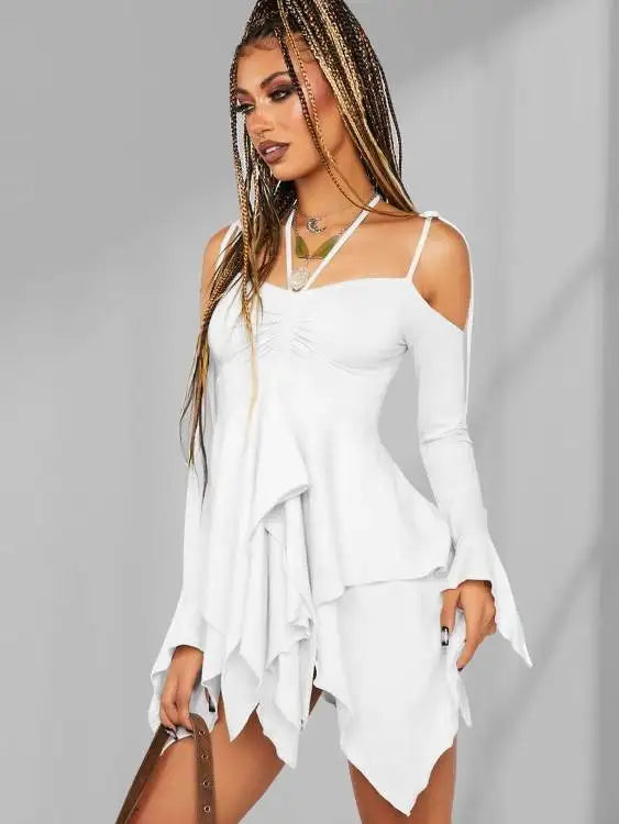 Midnight Siren Asymmetry Dress