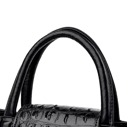 CROC NOIR TOTE