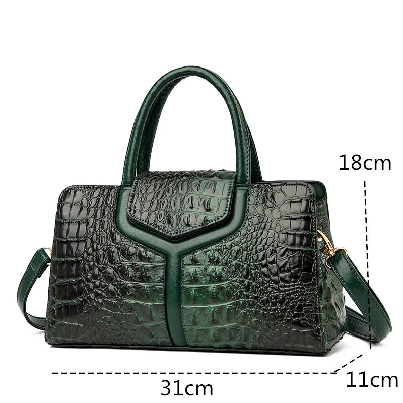 CROC NOIR TOTE
