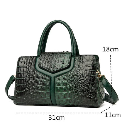 CROC NOIR TOTE