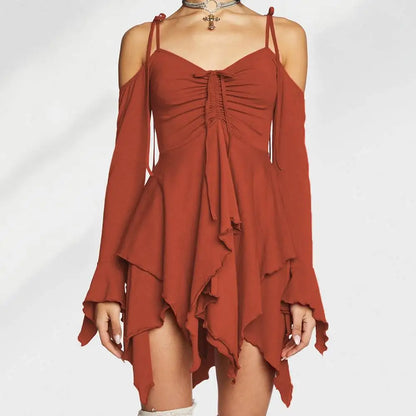 Midnight Siren Asymmetry Dress