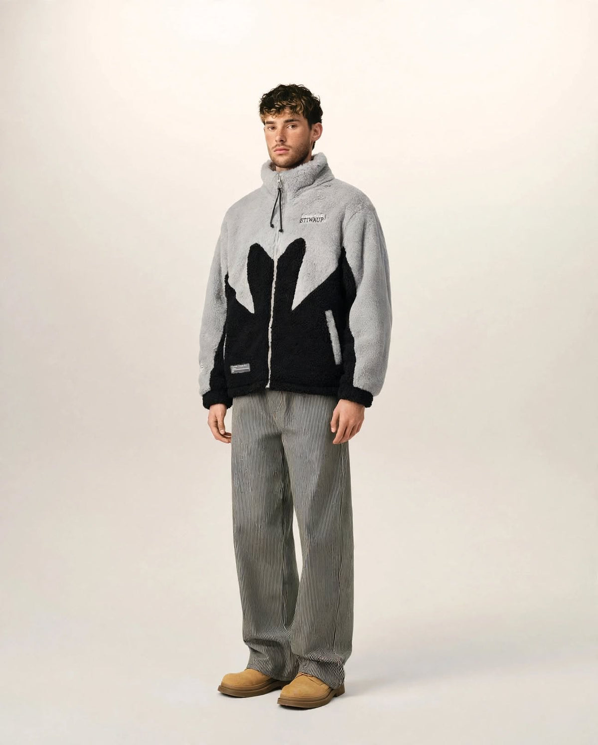 NOÉLAN | The Contrast Fleece Jacket