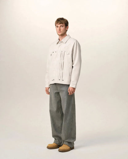 ÉVRARD | The Pleated Utility Jacket