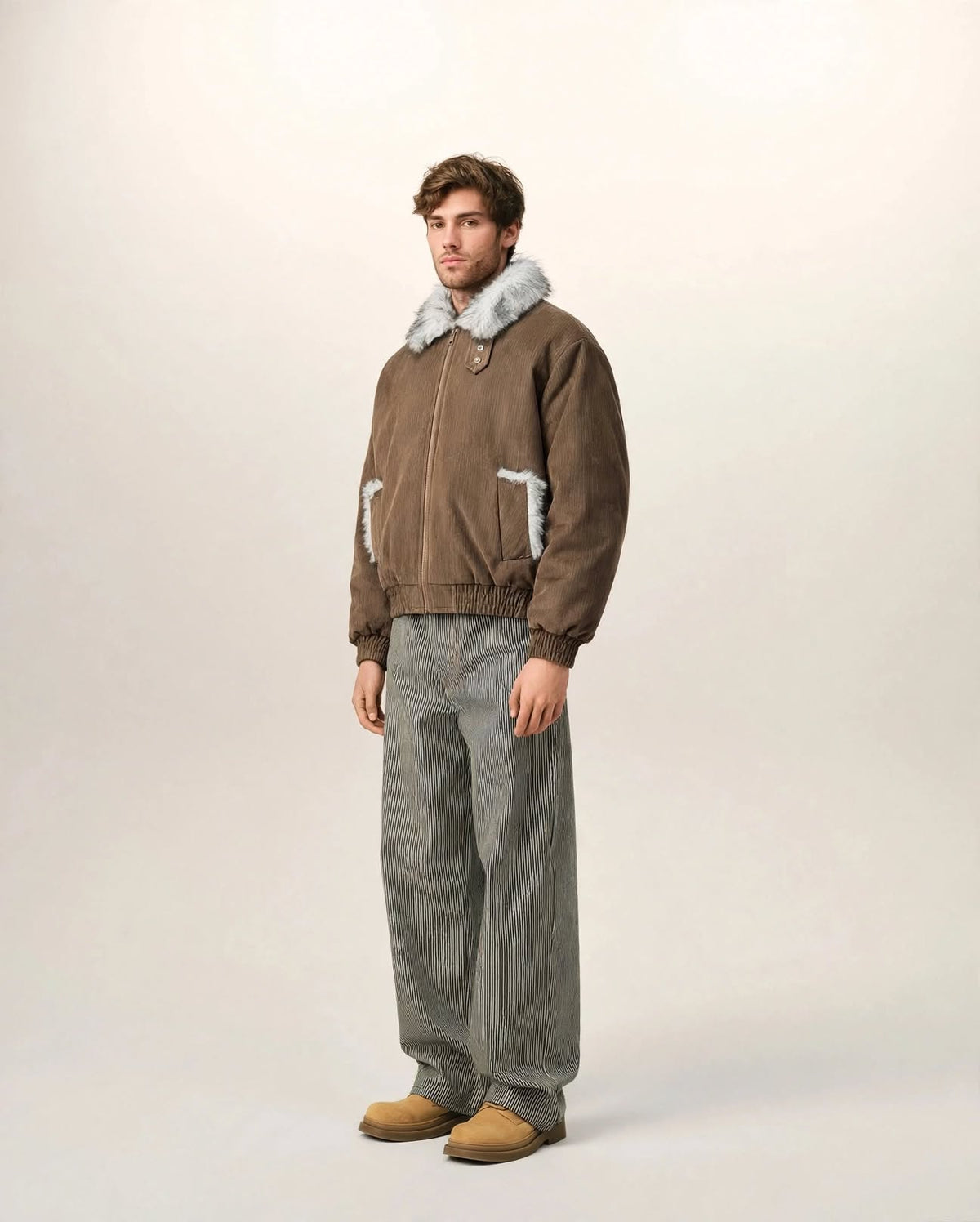 GONTRAN | The Fur-Lined Corduroy Jacket