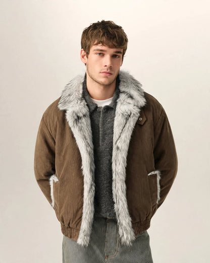 GONTRAN | The Fur-Lined Corduroy Jacket