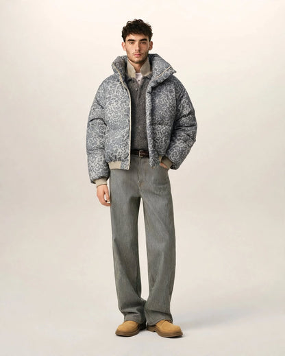 SOREN | The Leopard Puffer Jacket