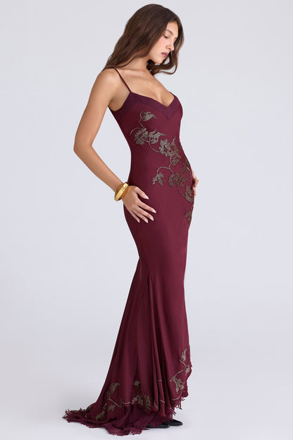 Crimson Ivy Gown