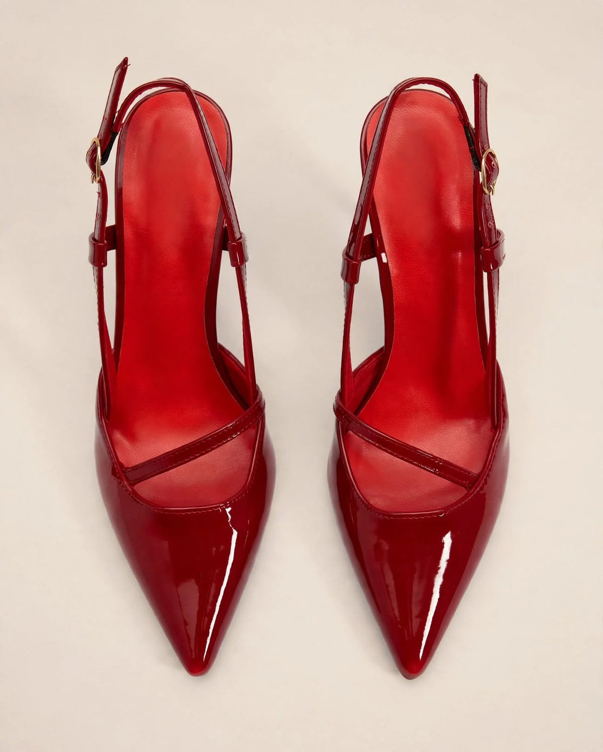 ÉLIANE | The Patent Slingback Heels