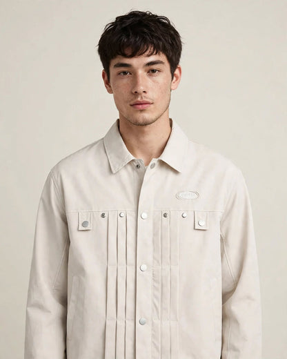 ÉVRARD | The Pleated Utility Jacket