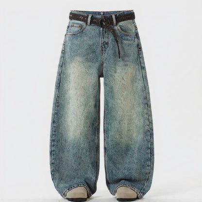 Drift Denim – Ultra Wide Vintage Wash Jeans