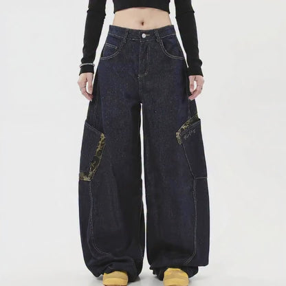 RetroFlux Denim Cargo